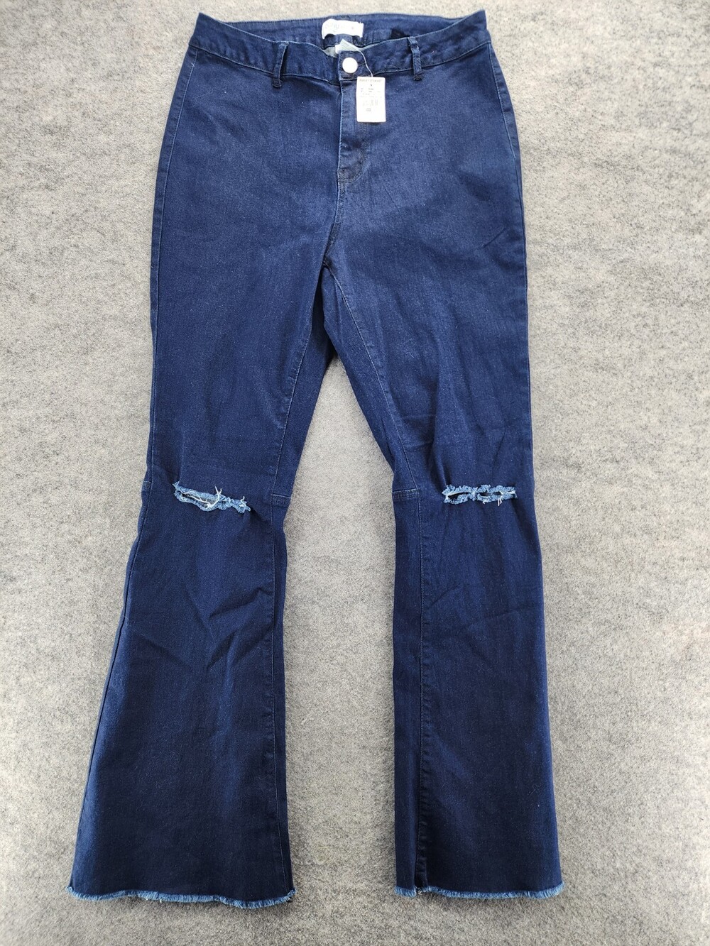 Curvy Girl by Ashley Stewart Jeans Womens 14 Bootcut Blue Denim